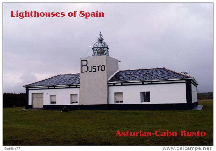 Lighouses Of Spain - Asturias/Cabo Busto Postcard Collector - Faros