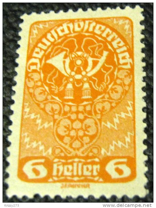 Austria 1919 Posthorn 6h - Mint - Ongebruikt