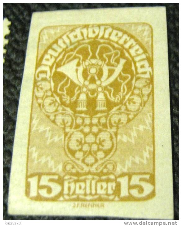 Austria 1919 Posthorn 15h - Mint - Ongebruikt