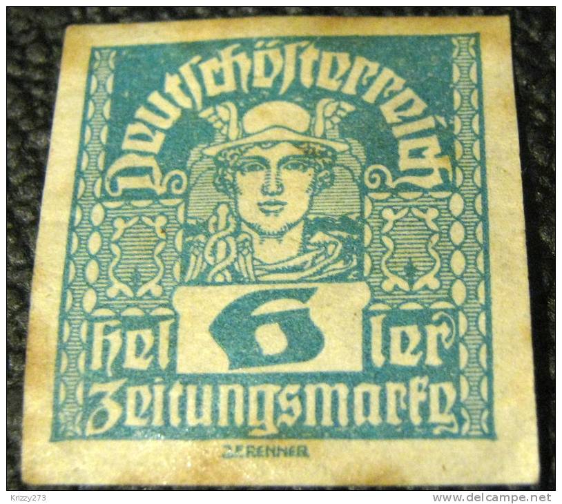 Austria 1920 Newspaper Stamp 6h - Mint Damaged - Ongebruikt
