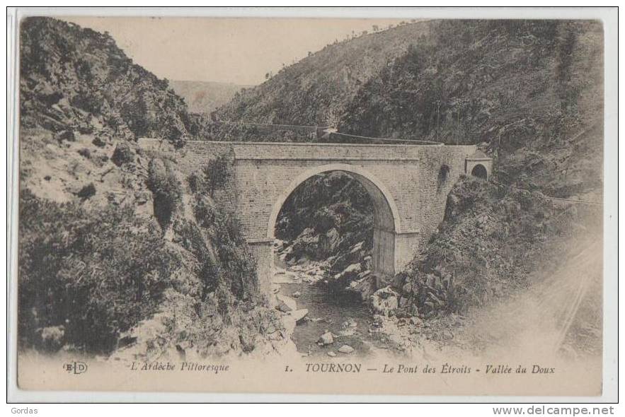 France - Tournon - Le Pont Des Etroits - Gresy Sur Isere