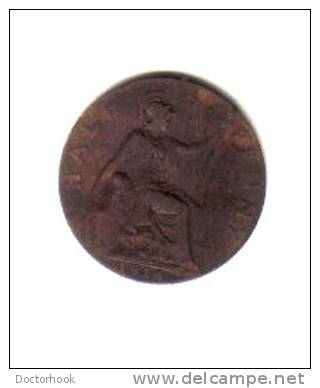 GREAT BRITAIN    1/2  PENNY   1916  (KM# 809) - C. 1/2 Penny