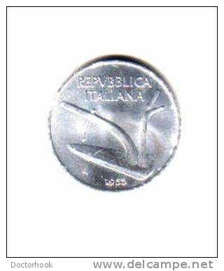 ITALY    10  LIRE   1955  (KM# 93) - 10 Lire