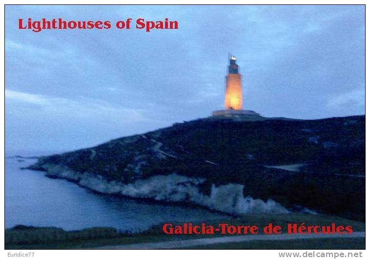 Lighouses Of Spain - Galicia/Torre De Hércules Postcard Collector - Vuurtorens