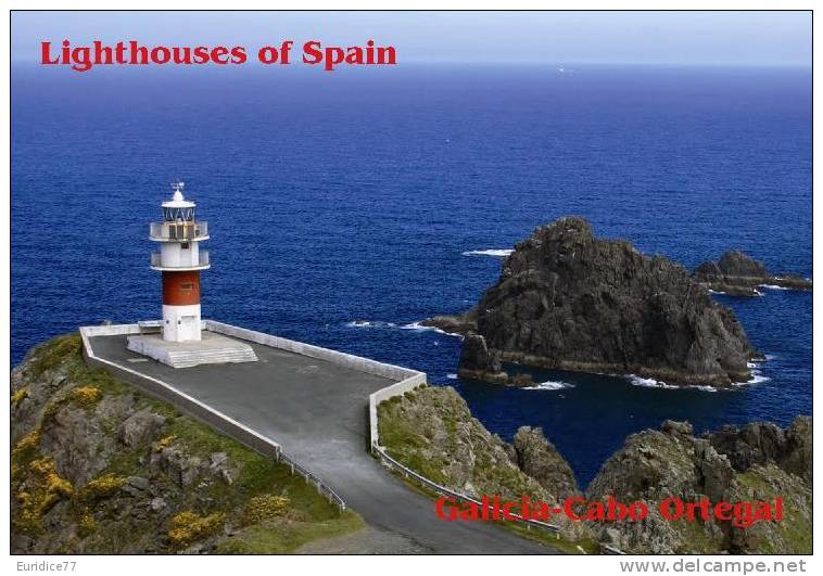 Lighouses Of Spain - Galicia/Cabo Ortegal Postcard Collector - Faros