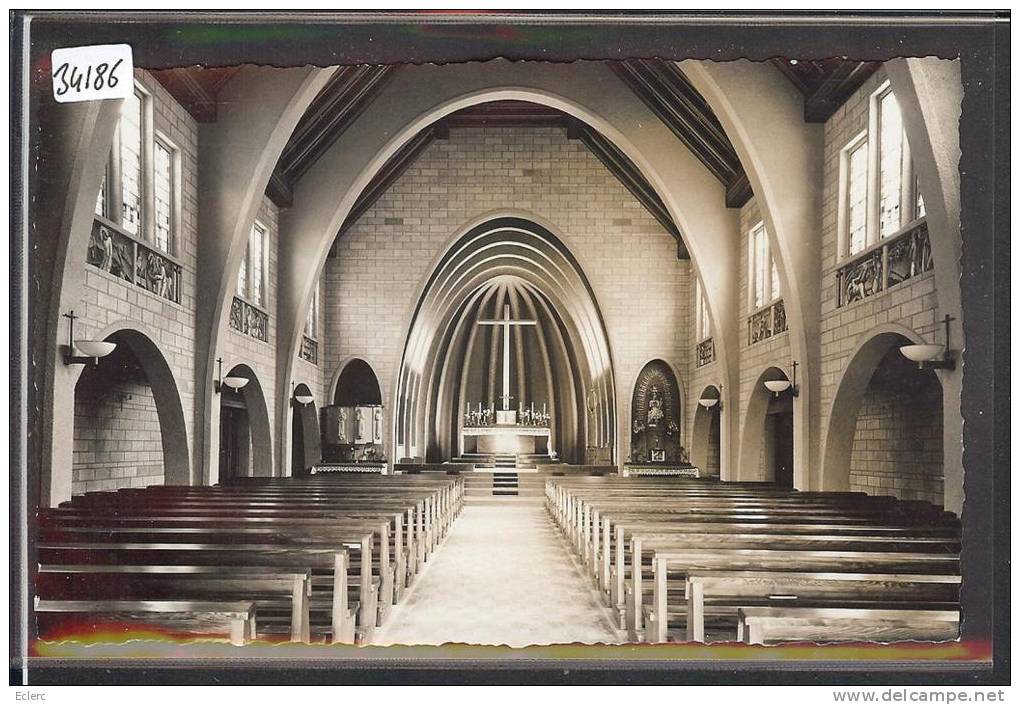 GRANDVILLARD - INTERIEUR DE L´EGLISE  - TB - Grandvillard