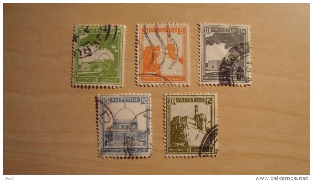 Palestine  1927  Mix Lot  Used - Palestina