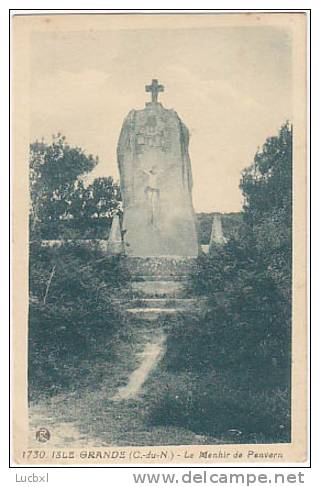 1496-France 22-Isle-Ile GrandeLe Menhir De Penvern-Ref 1730 - Autres & Non Classés