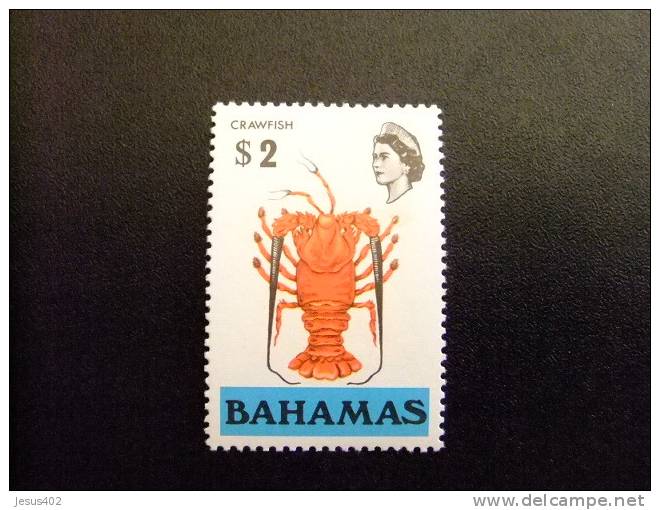 BAHAMAS 1978   SERIE COURRANTE SANS FILIGRANE 430**ECREVISSE - Bahamas (1973-...)