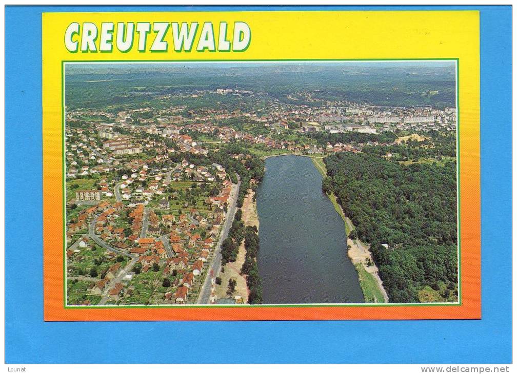 57 CREUTZWALD : Vue Aérienne - Creutzwald