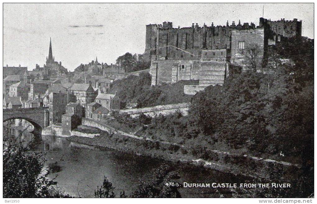 Beatiful Old Post Card   "   DURHAM CASTLE, FROM THE RIVER  " - Dover