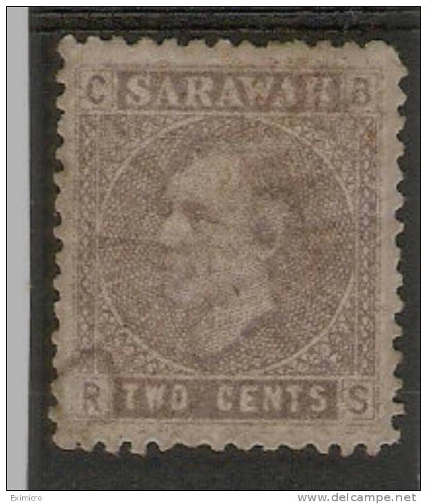 SARAWAK 1875 2c SG 3  MOUNTED MINT Cat £24 - Sarawak (...-1963)