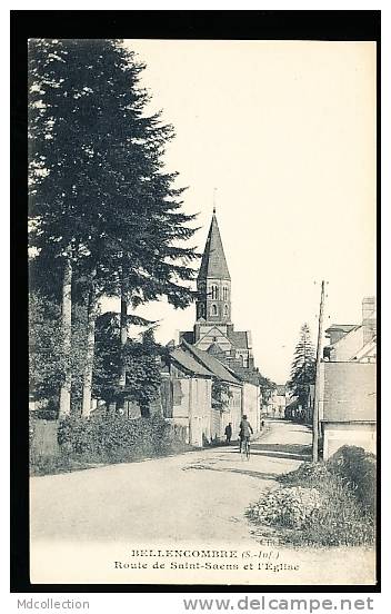 76 BELLENCOMBRE / Route De Saint Saens Et L'Eglise / - Bellencombre