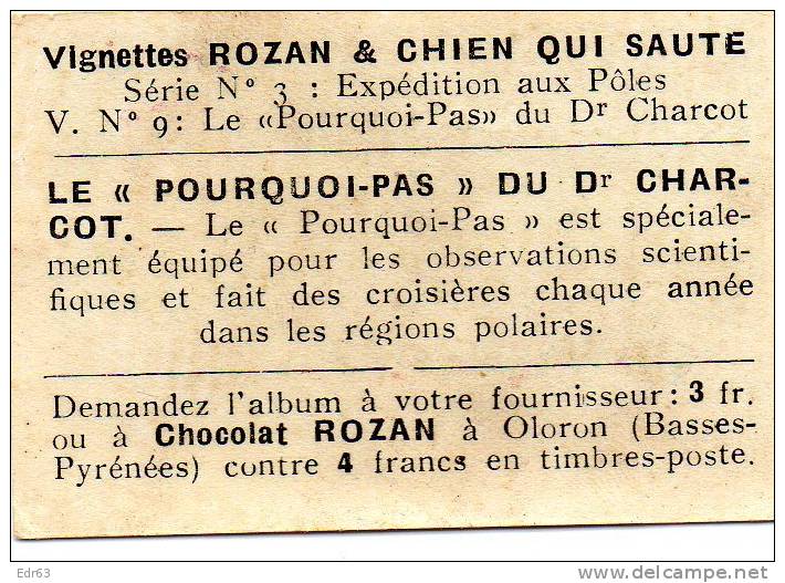 Chromos & Images > Chromos > Chocolat > Autres Rozan & Chien Qui Saute Le Pourquoi Pas Serie N° 3 - V N° 9 - Autres & Non Classés