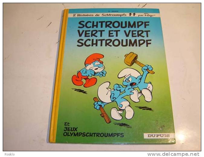 BD / LES SCHHTROUMPFS VERT ET VERT 9° SERIE PAR PEYO / DUPUIS 1983 /  PARFAIT  ETAT - Schtroumpfs, Les - Los Pitufos