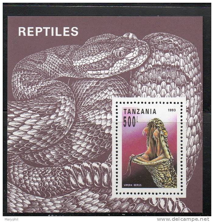 LOT 543 - TANZANIE BF  N° 217 ** - SERPENT - Cote 5€ - Snakes