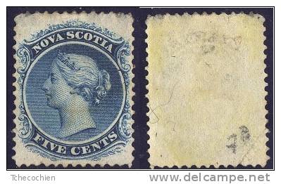 Nouvelle-Ecosse - Nova Scotia - 1860 - Y&T N° 7 B (papier Blanc), Neuf Avec Trace De Charnière - Nuovi