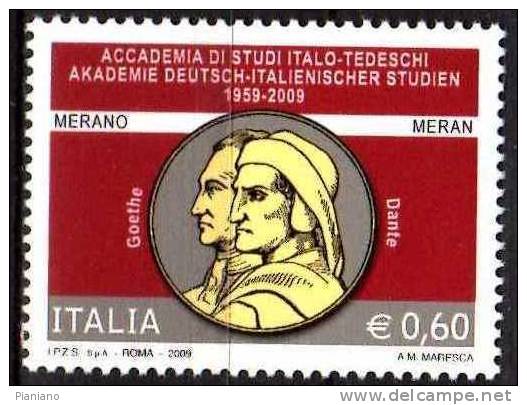 PIA - ITALIA - 2009 : 50° Dell' Accademia Di Studi Italo-Tedesca Di Merano  - (SAS  3088) - 2001-10:  Nuovi