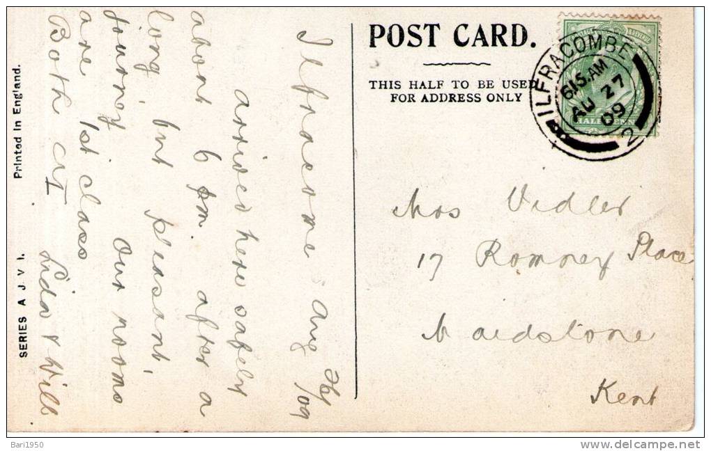 Beatiful Old Post Card   "   RAPPAREE COVE , ILFRACOMBE  " - Ilfracombe