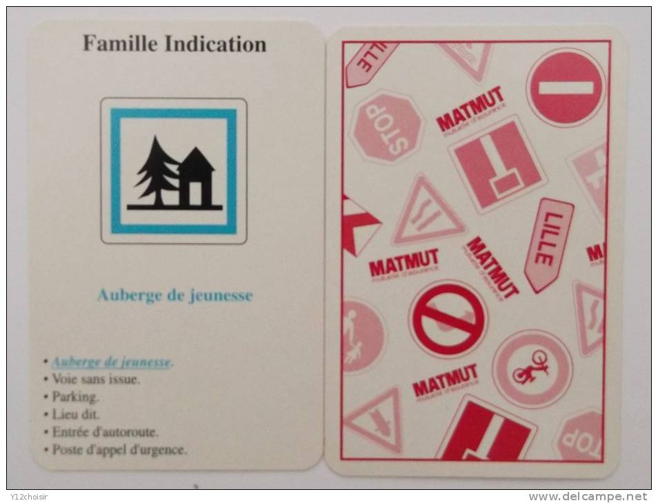 JEU 7 SEPT FAMILLES DE LA PREVENTION CODE DE LA ROUTE PANNEAUX . MATMUT MUTUELLE ASSURANCE HERON S.A. 33700 MERIGNAC - Andere & Zonder Classificatie