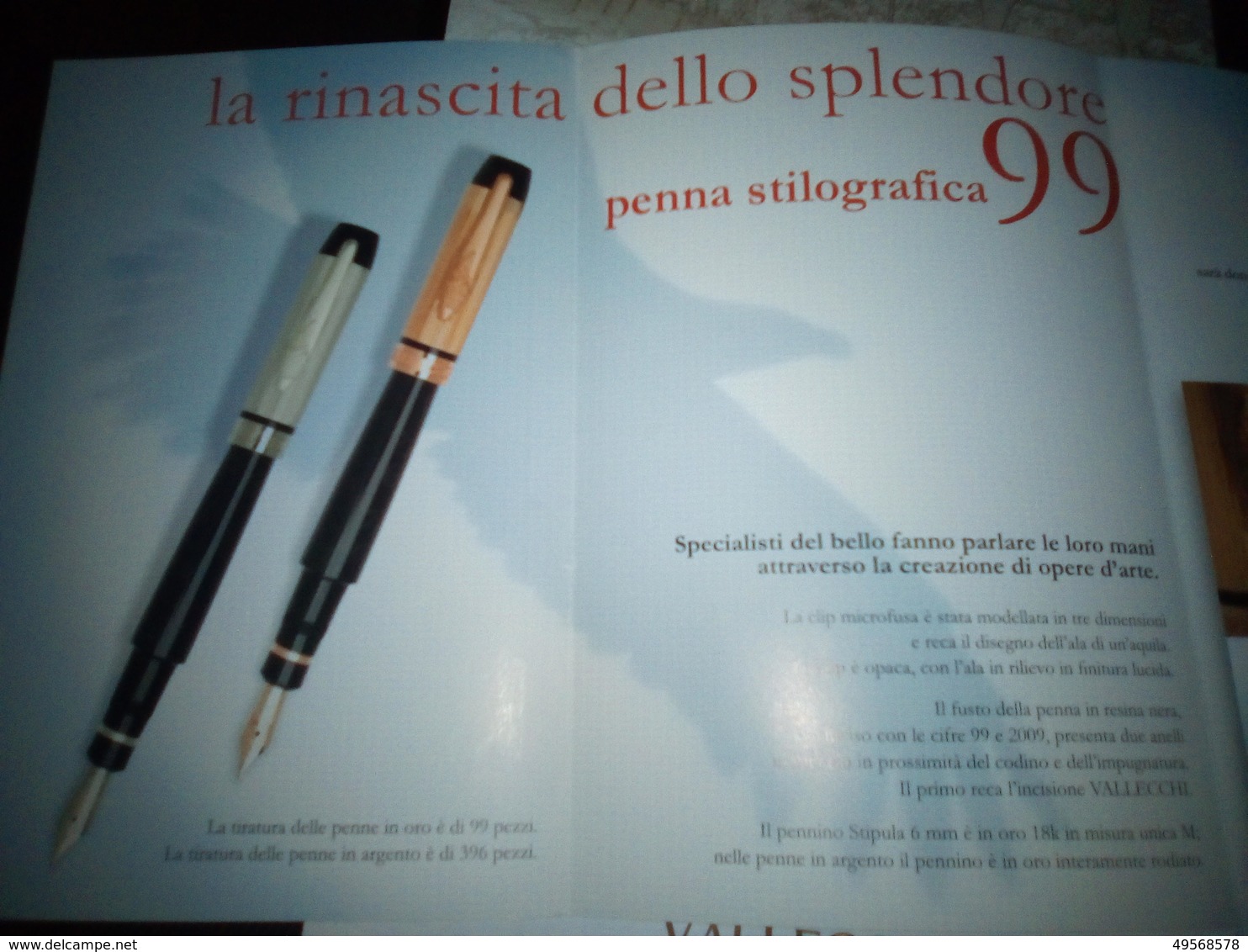 PENNA "99" VALLECCHI IN ARGENTO, CELEBRAZIONE CITTA' DELL'AQUILA DOPO SISMA - Stylos