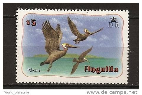 Anguilla 1982 N° 438 Iso ** Courants, Oiseau, Pelicans - Anguilla (1968-...)