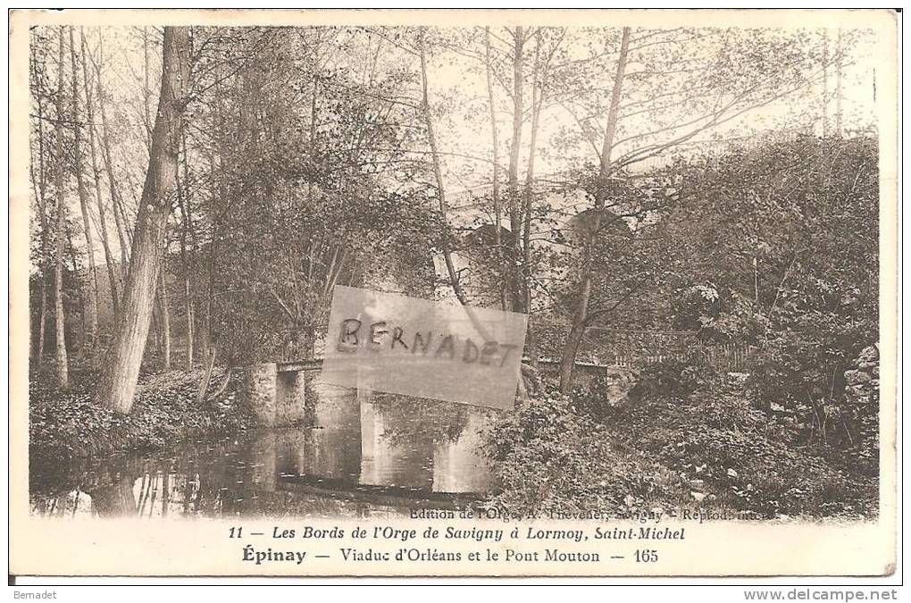 EPINAY .. VIADUC D'ORLEANS ET LE PONT MOUTON - Epinay-sur-Orge