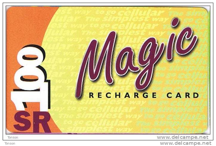 Seychelles, SR100, Magic Recharge Card . - Sychelles