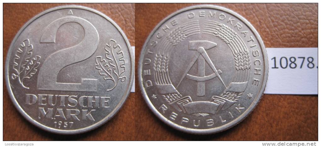 Alemania Comunista , RDA , DDR , 2  Marcos 1957 A - Autres – Europe