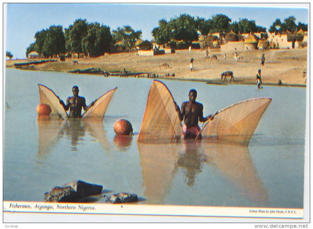 Pêcheurs, Fishermen, Fleuve Niger, Pêche, Argungu, Northern Nigeria, N´a Pas Circulé, Ed. Ministère De L´information - Nigeria