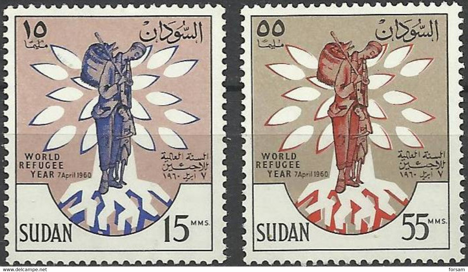 SUDAN..1960..Michel # 161-162...MNH. - Soudan (1954-...)