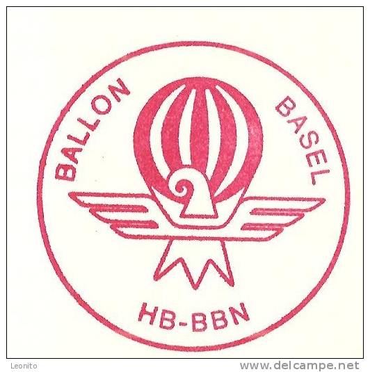 GORDON BENNETT Wettfliegen Zürich 1909 Reproduktion BALLON BASEL HB-BBN 1980 - Montgolfières