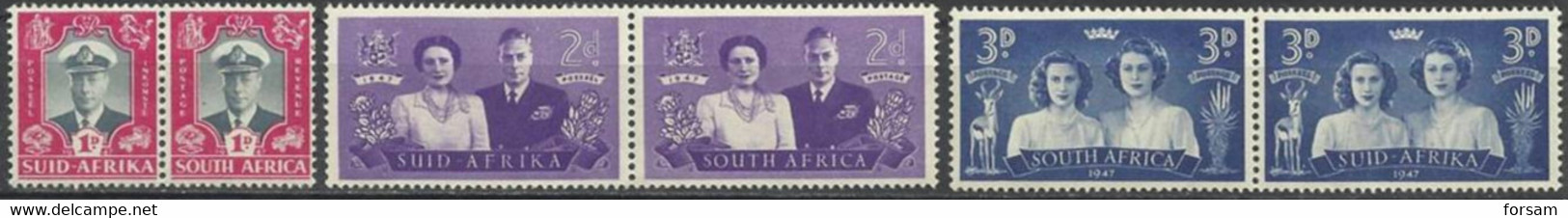 SOUTH AFRICA..1947..Michel # 181 - 186...MNH. - Non Classificati