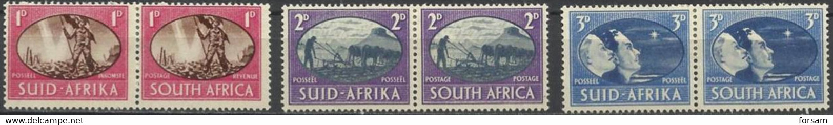 SOUTH AFRICA..1945..Michel # 175 - 180...MLH. - Ohne Zuordnung