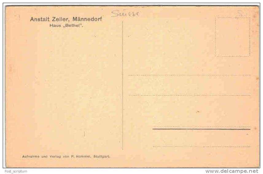 Suisse - Männedorf - Anstalt Zelle - Haus Bethel - Männedorf