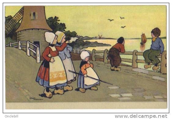 Ethel Parkinson Illustrateur Enfants Mer Moulins 1930 état Superbe - Parkinson, Ethel