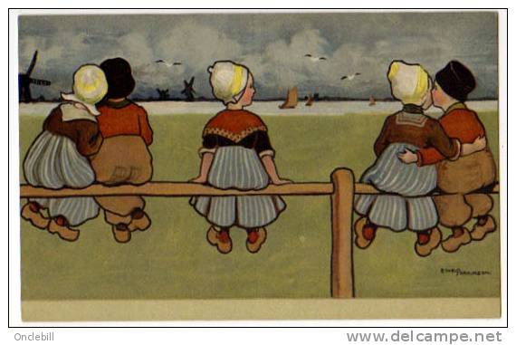 Ethel Parkinson Illustrateur Enfants Mer Moulins 1930 état Superbe 2 - Parkinson, Ethel