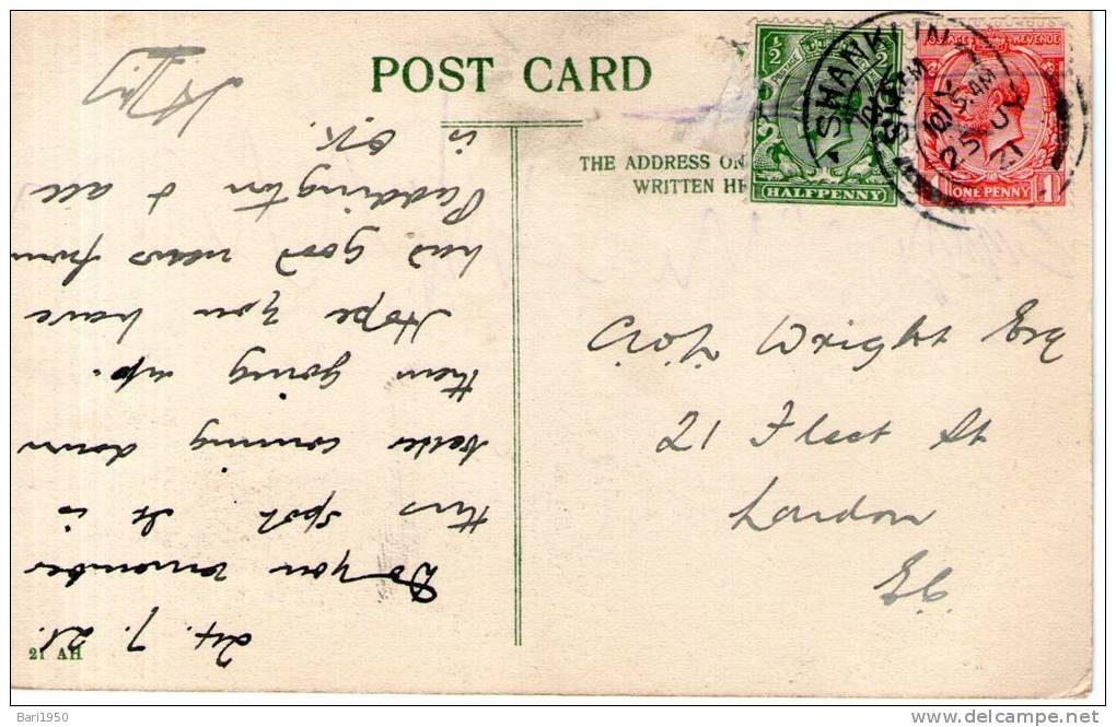 Beatiful Old Post Card   "   LUCCOMBE    CHINE   I.o  W  " - Autres & Non Classés
