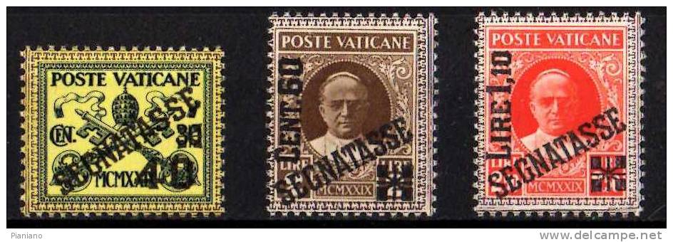 PIA - VATICANO - 1931 : Segnatasse - (SAS 1-6 = S 750) - Postage Due
