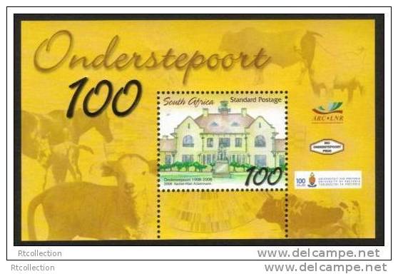 South Africa 2008 - One Miniature Sheet Of Onderstepoort - Cattle Veterinary Centre Centenary Stamp MNH SG 1685 - Unused Stamps
