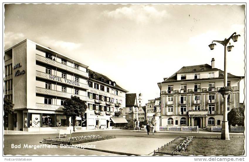 Bad Mergentheim - Bahnhofsplatz - & Hotel - Bad Mergentheim