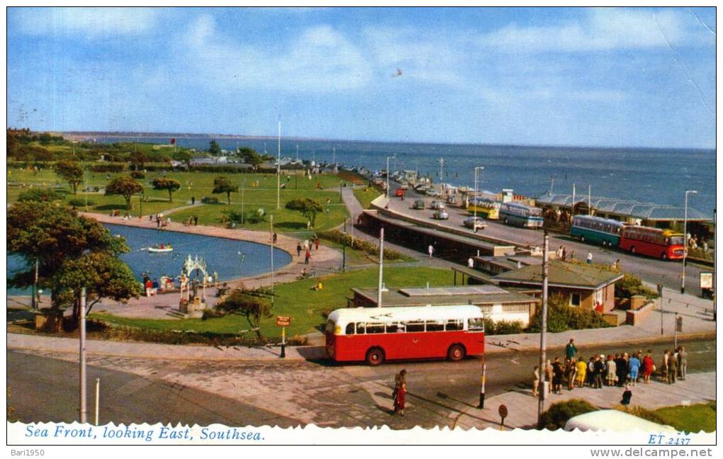 No.  3 Beatiful Old Postcards  "  SOUTHSEA - PORTSMOUTH " - Portsmouth