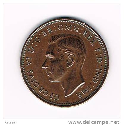 GREAT BRITAIN  1/2 PENNY  1946 - C. 1/2 Penny
