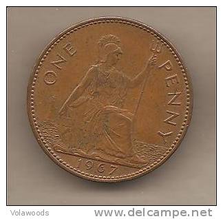 Regno Unito - Moneta Circolata Da 1 Penny Km897 - 1967 - D. 1 Penny