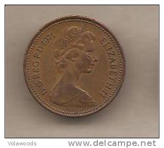 Regno Unito - Moneta Circolata Da 1 Penny Km915 - 1971 - 1 Penny & 1 New Penny