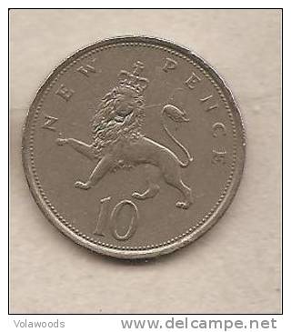 Regno Unito - Moneta Circolata Da 10 New Pence Km912 - 1975 - 10 Pence & 10 New Pence