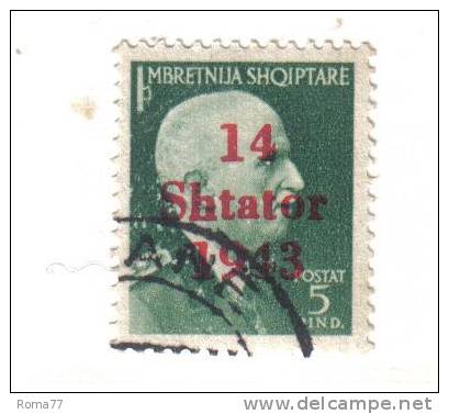 SS6048 - ALBANIA ,  Yvert N. 292 Usato . - Albania