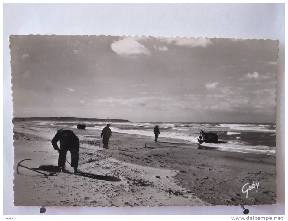 Carte Très Peu Courante - 62 - Wissant - Tempête Sur La Plage - 1960 - Scan Recto-verso - Wissant