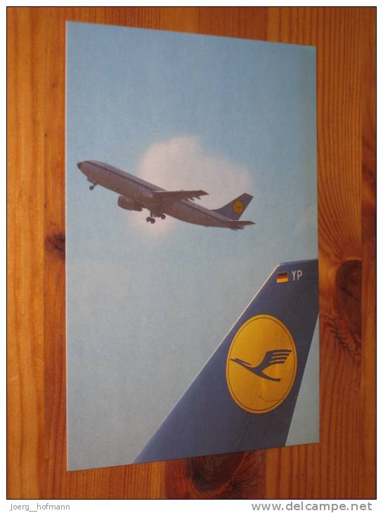 Lufthansa Jet Orginal Werbekarte Der Lufthansa ** Ungebraucht Flugzeug Airline Aircraft Postkarte Postcard - 1946-....: Moderne