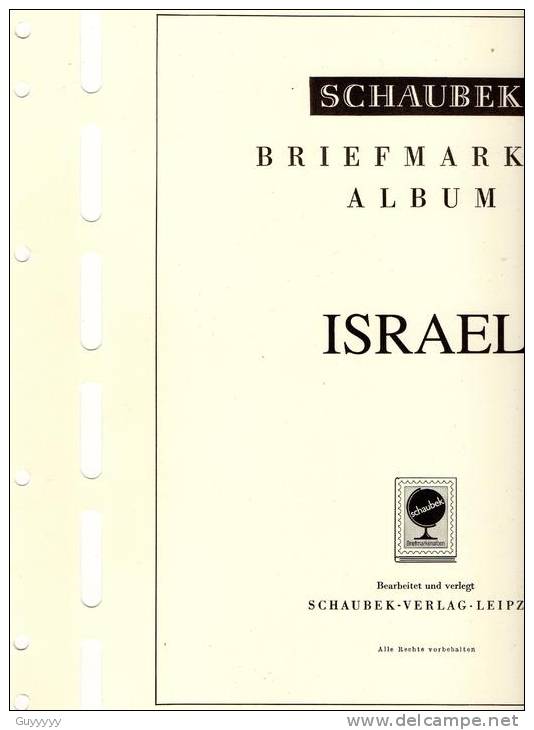 Israel - Album Schaubek Avec Feuilles Vide - 77 Pages - 1990 à 2000 - Autres & Non Classés